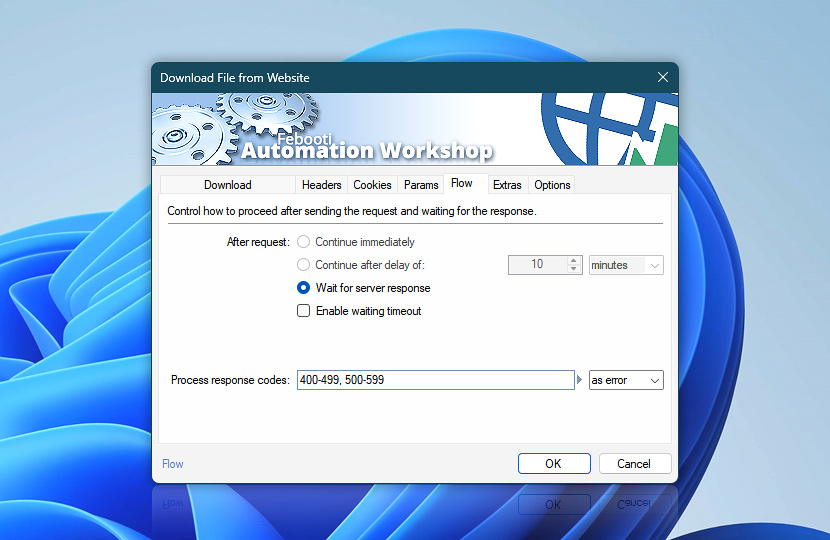 Download File from Website · Flow