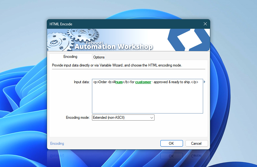 HTML Encode · Encoding