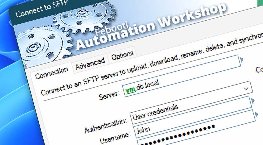 Connect to SFTP