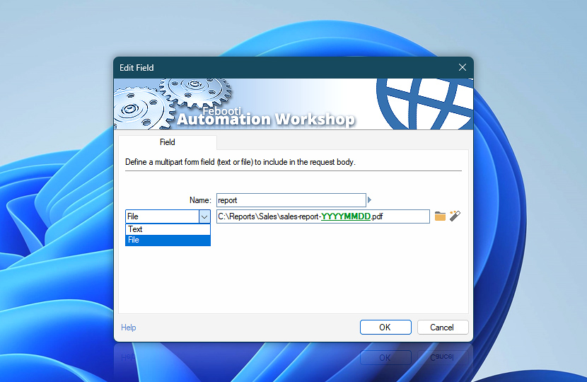 Submit Web Form · Multipart form/data