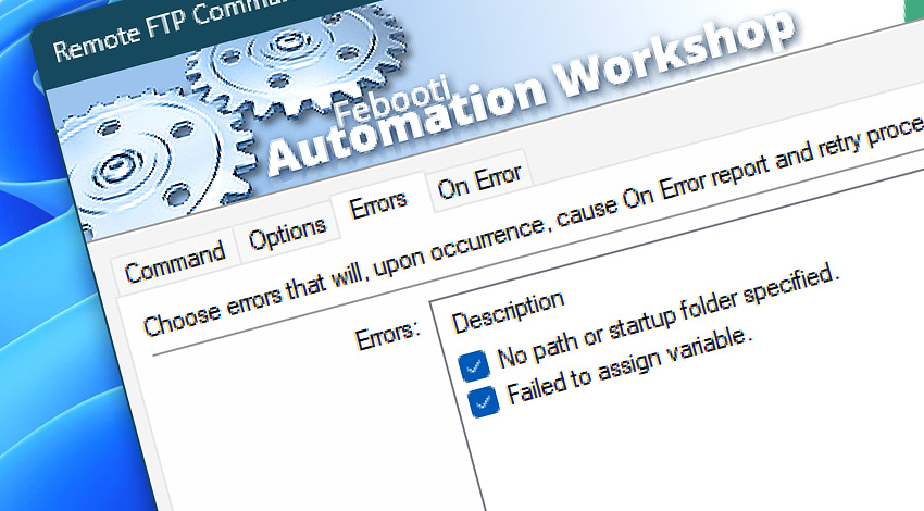 Remote FTP Command Events