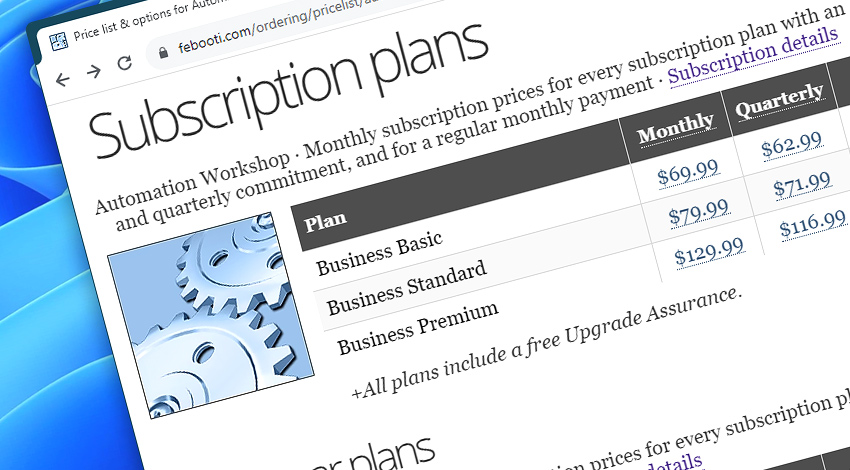 Automation Workshop plans