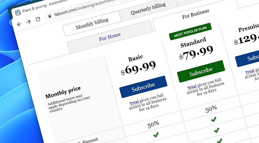 Automation Workshop subscriptions