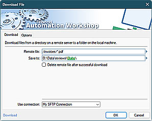 Automate action · Download File