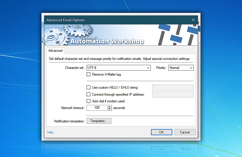 Advanced email options