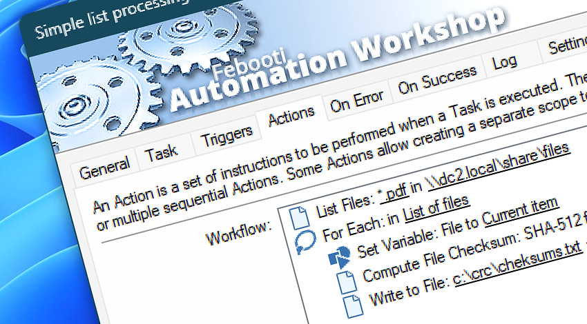 Automated list processing