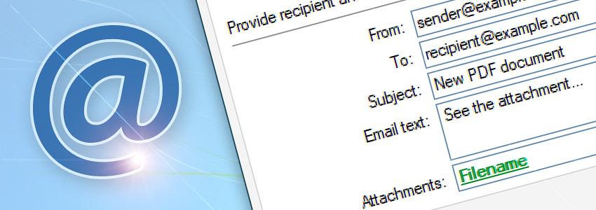 The detected file is then attached to email