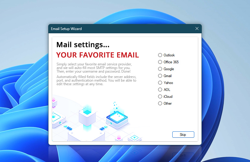 Email Setup Wizard