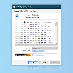 Preview of Freeware hex editor