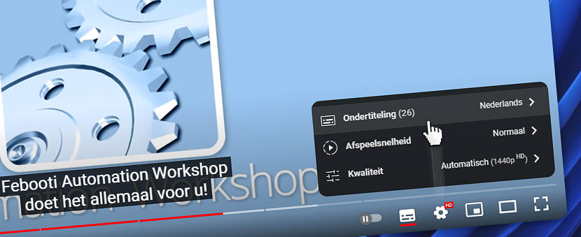 YouTube-video · Selecteer uw taal · Ondertiteling · Nederlands