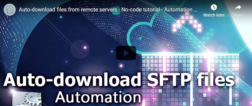 YouTube video · Auto-download files from remote servers